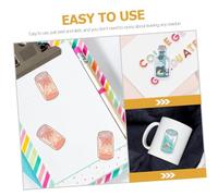 UTHCLO 100 feuilles Autocollants DIY pour Scrapbooking Stickers Décoratifs Imperméables pour Album Journal et Bouteilles de Boissons Motifs Variés pour Projets Créatifs