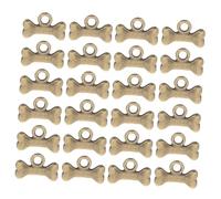 UTHCLO 100 Pièces Bone Charm Necklace Pendants Vintage Zinc Alloy Dog Collar Charms For DIY Jewelry Making Mini Antiqued Craft Accessories For Bracelets And Necklaces