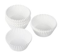 UTHCLO 100 pièces Caissettes à Cupcakes Papier Blanc Moules à Muffins Sans Odeur Compatibles Pâtisserie Maison et Professionnelle Sans Colorant et