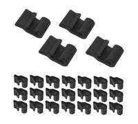 UTHCLO 100 Pièces Clip de Clôture pour Animaux de Compagnie, Assemblage | Plastique Noir, Connexions Renforcées, Aspect Discret, pour Cages et Parc pour Animaux