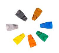 UTHCLO 100 pièces Housses de Protection pour Connecteurs Réseau Capuchons Multicolores pour Prévenir Pliures et Ruptures