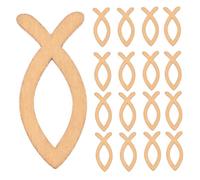 UTHCLO 100 Pièces Lot de Pendentifs Poissons Creux pour Décoration Suspendue Style Bord de Mer Fournitures Créatives DIY pour Écoles et Ateliers