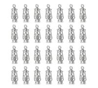 UTHCLO 100 pièces Pendentifs Kérosène Vintage Alliage Argenté Breloques DIY pour Bijoux Femmes Charms Boucles Oreilles et Bracelets Accessoires de Perlage et Parures Élégantes