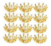UTHCLO 100pièces Épingles à Cheveux Métal Design Fleur Bouton Diy Accessoires De Décoration Pour Cheveux Lot De Chic
