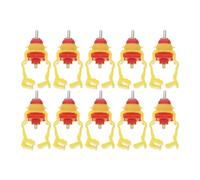 UTHCLO 10pcs Abreuvoir en Acier Inoxydable Buses pour L'abreuvement des Poulets, Facile à Installer, Design en Eau, pour Élevage de Volailles Grillage à Poules