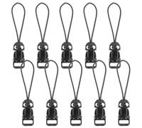 UTHCLO 10pcs Adaptateurs de Sangle à Dégagement Rapide pour Appareil Photo, Boucles en Abs Câble Nylon 1,3mm, Compatible Courroie ≤11mm, Installation Facile et Sécurisée