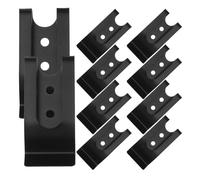 UTHCLO 10Pcs Clip Poche Clip Ceinture Métalliques Strong Grip Versatile Single Hole Design for Purses Home Use