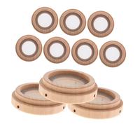 UTHCLO 10Pièces Kit de Soins de Moxibustion avec Anneau Coussin de Moxibustion pour Confort Abdominal Protection Cutanée et Gestion Médecine Traditionnelle Chinoise