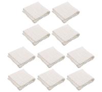 UTHCLO 10pièces Serviettes Coton Pour Bébés Lingettes Douces Multi-usages Pour Lavage Du Visage Mains Serviettes De Bave Pour Nouveaux-nés Éléments Chic Pour Nursery