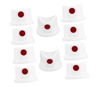 UTHCLO 10pièces Spray Paint Nozzles Pour Aerosol Cans Buse Plastique Étanche Pour Peinture Accessoires De Graffiti Capuchons De Vaporisation Pratiques Pour Projets Artistiques