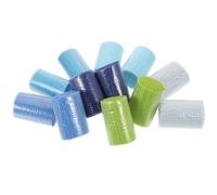 UTHCLO 12 Pelotes de Fil Acrylique pour Tapis Tuftés Fil à Crocheter à Loquet Prédécoupé Assortiment 6 Couleurs Loisirs Créatifs et Couture Doux pour Peau Sensible Kit DIY Tapis au