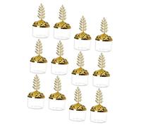 UTHCLO 12 Pièces Boîtes à Bonbons Transparentes avec Couvercles Coffrets Festifs pour Mariage Noël Anniversaire Sucrés Réutilisables pour et Rangement
