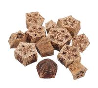 UTHCLO 12 pièces Jouets à Mâcher Naturels pour Perroquets Jouets Enrichissement et Déchiquetage pour Petits Oiseaux Matériaux Durables et Sûrs Favorisent Comportement Sain et Amusement