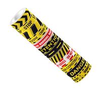 UTHCLO 12 Rouleaux Ruban Adhésif Transparent Signalisation Autocollants pour Chantier Bricolage DIY Décoration