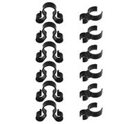 UTHCLO 12pcs Accessoires de Fête Pince à Bouteille de Vin Réutilisable en Plastique Léger Support Chandelle Design Simple et Double pour Noël et Nouvel an