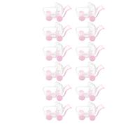 UTHCLO 12pièces Boîte à Bonbons Forme de Poussette et Rangement pour Garçon Fille Design Miniature Transparent pour Drageoir ou Créatif