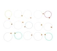 UTHCLO 15 Cordes de Lyre Harpe en Fibre de Carbone, Kit de Remplacement Solide pour Adultes et Garçon et Filles, Accessoires d'Instrument pour Groupes et Musiciens Amateurs