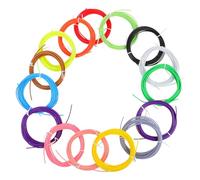 UTHCLO 15 Pièces Filament Pcl Couleurs pour Stylo Recharges Écologiques Basse Température Compatibles Plupart des Stylos Impression