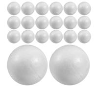 UTHCLO 150 Pièces boules de mousse de décoration de mariage décoration noël fournitures d'artisanat de vacances billes polystyrene Projets d'art de Noël White