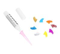 UTHCLO 160pcs Embouts de Pattes de Chat en Silicone avec 8 Colles Adhésives pour Protéger Les Griffes des Chats et Prévenir Les Maladies de Griffure sur Meubles