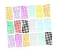 UTHCLO 18 Feuilles Dautocollants Ronds Colorés Étiquettes Adhésives à Pois pour Marquage Manuscrit Autocollants Classificateurs Pratiques pour Maison et Bureau Couleurs