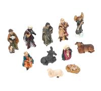 UTHCLO 1ensemble Ornements Miniatures Jésus Résine Décorations Religieuses pour Église Et Maison pour Bureau Prière Et Enseignement Compacte Et Facile à Entretenir
