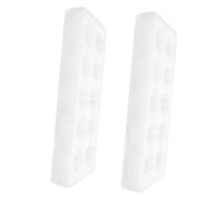 UTHCLO 2 ensembles Boîte à Œufs Antichoc Mousse Perlée Grand Casier de Rangement Empilable pour Cuisine et Réfrigérateur Organiseur Sûr pour Œufs