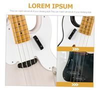 UTHCLO 2 ensembles Support de Pouce pour Guitare Basse avec Vis de de Supports de Doigt Durables et Confortables Protection la Douleur et Maintien Position Du Pouce Accessoire de