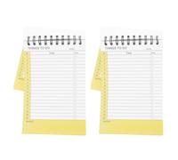 UTHCLO 2 Paquets Petit Carnet Spirale avec Pages Lignées Bloc-notes Quotidien à Spirale pour Liste de Tâches Suivi Habitudes et Planificateur de Travail et Études