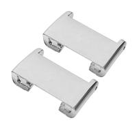 UTHCLO 2 pièces Adaptateur de Bracelet de Montre Connecteurs de Remplacement pour Montre Mi Watch Argenté Connectées