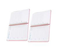 UTHCLO 2 pièces Agenda Carnet de Notes avec Planning Quotidien et Hebdomadaire Organiseur Polyvalent pour Étudiants et Professionnels Couverture Élégante et Papier