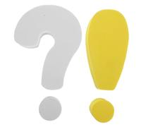 UTHCLO 2 Pièces Antenna Decoration Set Playful Question Mark Symbol Toppers for SUV and Truck Roof Easy Installation Fit Eye Catching Exterior Accessory
