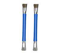 UTHCLO 2 pièces Brosse de Nettoyage Double Tête pour Carte Mère Outil ESD Sécurisé Brosse Électronique Polyvalente pour Composants Sensibles Bleu