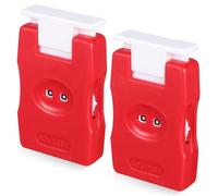 UTHCLO 2 pièces Compteur de Points pour Tricot et Crochet Rouge Accessoire Compact et Facile à Utiliser pour Débutants et Experts Outil Portable pour Suivi de Rangée