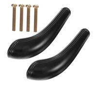 UTHCLO 2 Pièces Coussin Accoudoir pour Remplaçant Doux PU pour Confortable des Bras Accessoire Pratique Antichoc pour Chaise Roulante