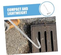 UTHCLO 2 pièces Crochet Anti-rouille pour Levage de Plaque Égout Outil Compact et Robuste Lot pour Ouverture et Manutention des Couvercles de Regard