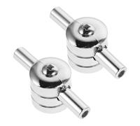 UTHCLO 2 Pièces Drum Lugs Double End Metal Snare Tom Bass Drum Accessory Parts Stable Fit For Enhanced Sound Quality