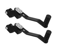 UTHCLO 2 pièces Levier de Alliage Aluminium Pédales Légères et Durables Accessoires de Changement de Vitesse pour Dirt Bike Noir