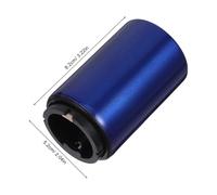 UTHCLO 2 pièces Ouvre-bouteille Automatique Inox à Pression Décapsuleur sans Trace pour Bière et Soda Outil Ergonomique Gadget Bar Pratique Rouge et Bleu