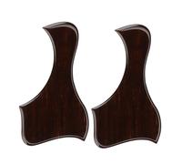 UTHCLO 2 Pièces Plaque de Protection Autocollante pour Guitare Accessoire Instrument Musical Rayures PVC Motif Bois Canard Protection Durable Sans Outils Adaptée Guitares Acoustiques