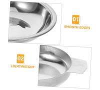 UTHCLO 2 pièces Plateaux de Pesée Acier Inoxydable Plateaux Robustes et pour Balance Électronique Surface Lisse Anti-rayures Usage Cuisine et Bijoux Précises et Réutilisables