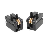 UTHCLO 2 Pièces Roller Saddles For Headless Guitar Ball Bearing Bridge Tailpiece Replacement For Smooth String Contact And Precise Tuning Electric Guitars
