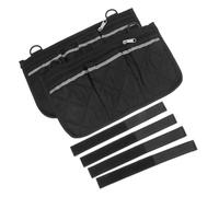 UTHCLO 2 Pièces Sacoche Latérale pour Rangement Multi Poche avec Bandes Réfléchissantes pour Accoudoirs Pratique pour Déambulateurs et Rollators