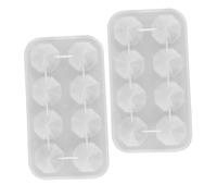 UTHCLO 2 Pièces Silicone Molds For Epoxy Resin Jewelry Casting Small Faceted Gemstone Moulds DIY Crafting Reusable High Transparency Silicone For Home Decoration