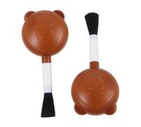 UTHCLO 2 pièces Souffleur Air Comprimé avec Brosse Fine Nettoyage Lentille Appareil Photo Portable pour Dépoussiérage et Entretien Électronique