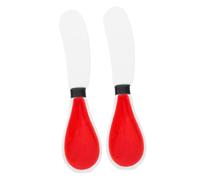 UTHCLO 2 pièces Spatule à Fromage et Beurre Céramique Multifonction Étaleur Crème Fromage et Confortable Couteau Ergonomique pour et Beurre