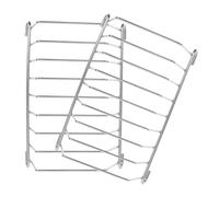UTHCLO 2 pièces Support à Toast Acier Inoxydable avec Fentes Support Comptoir Réutilisable Organisateur Pratique pour Tranches Biscuits Stable et Facile à Nettoyer