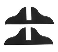 UTHCLO 2 Pièces Support de Paravent Pliant Base D'écran Fente 3cm PVC Noir Protège Les Sols pour Cloisons Pliantes, Entrées et Nurseries, pour Écrans Pliants et Barrières pour Animaux