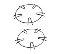 UTHCLO 2 pièces Support Dérapant pour Cuisinière Gaz Porte Poêles Stable Griffes Accessoire de Cuisson pour Wok Casseroles et Poêles