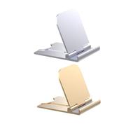 UTHCLO 2 pièces Support Téléphone Pliable Plastique pour Bureau Compatible Universellement avec Smartphones et Design Compact et avec Rotation pour Angle de Vue Couleur Couleur Aléatoire